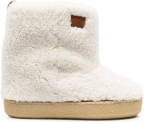 ISABEL MARANT White Shearling Boots