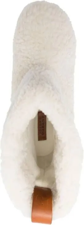 ISABEL MARANT White Shearling Boots