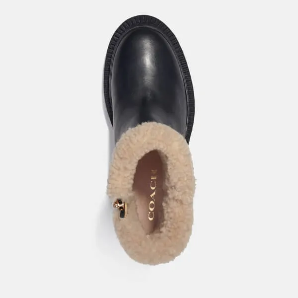 Coach Shearling Chelsea Boots