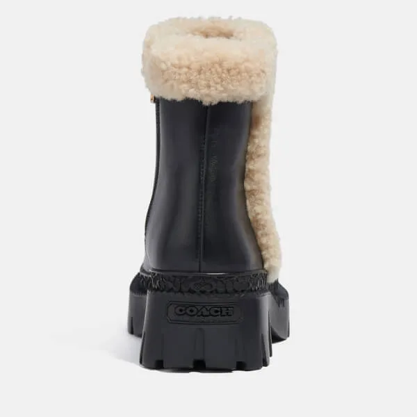 Coach Shearling Chelsea Boots