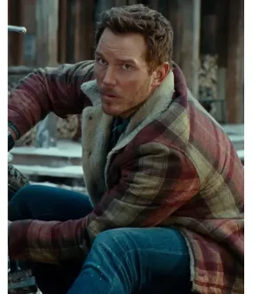 Owen Grady Shearling Plaid Outerwear from Jurassic World Dominion