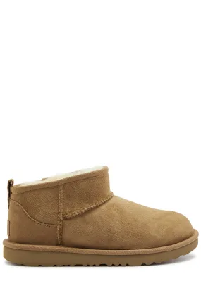 KIDS Classic Ultra Mini Suede Ankle Boots by UGG