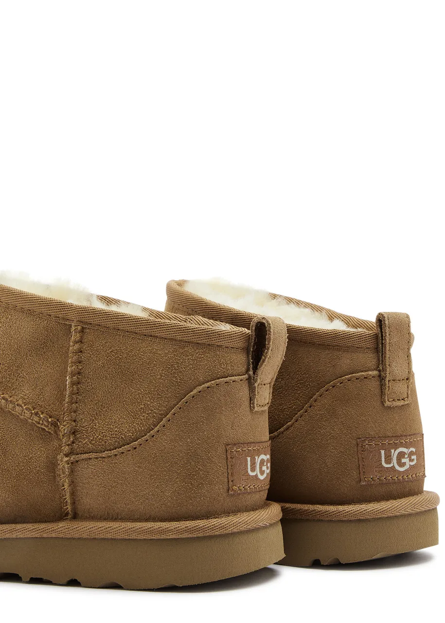 KIDS Classic Ultra Mini Suede Ankle Boots by UGG