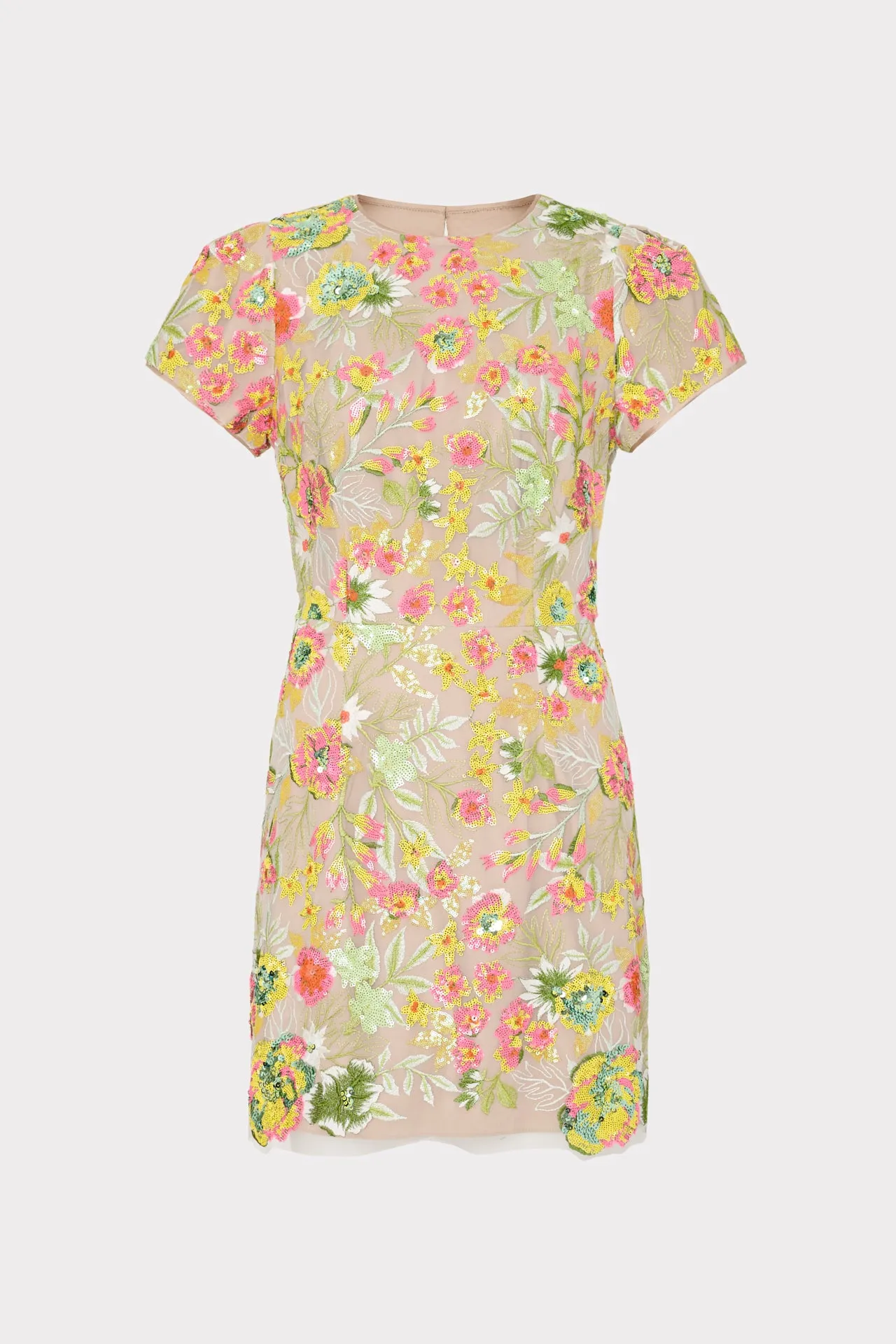 Botanical Petals Sequins Kyla Dress