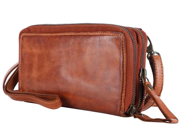 Leather Crossbody Handbag