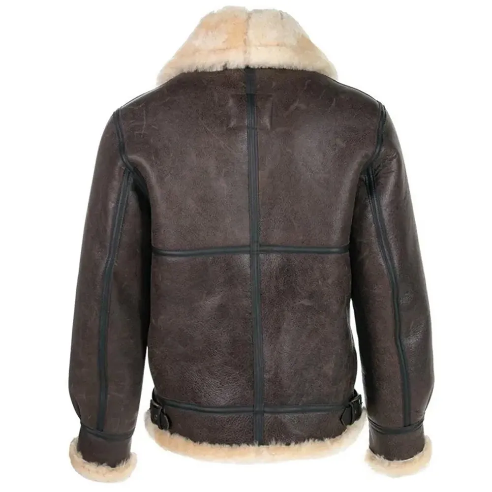 Leon Kennedy Resident Evil 4 Remake Shearling Coat