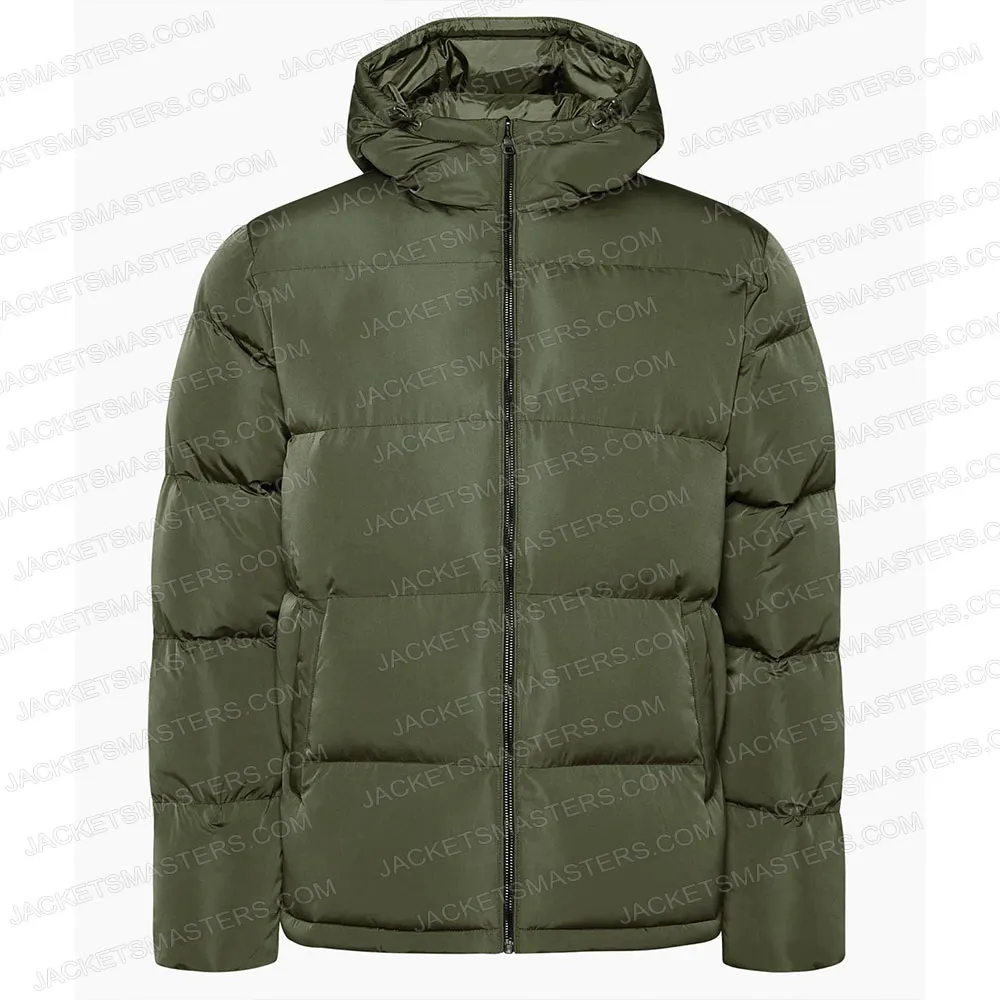 Chris Hemsworth Green Winter Hoodie