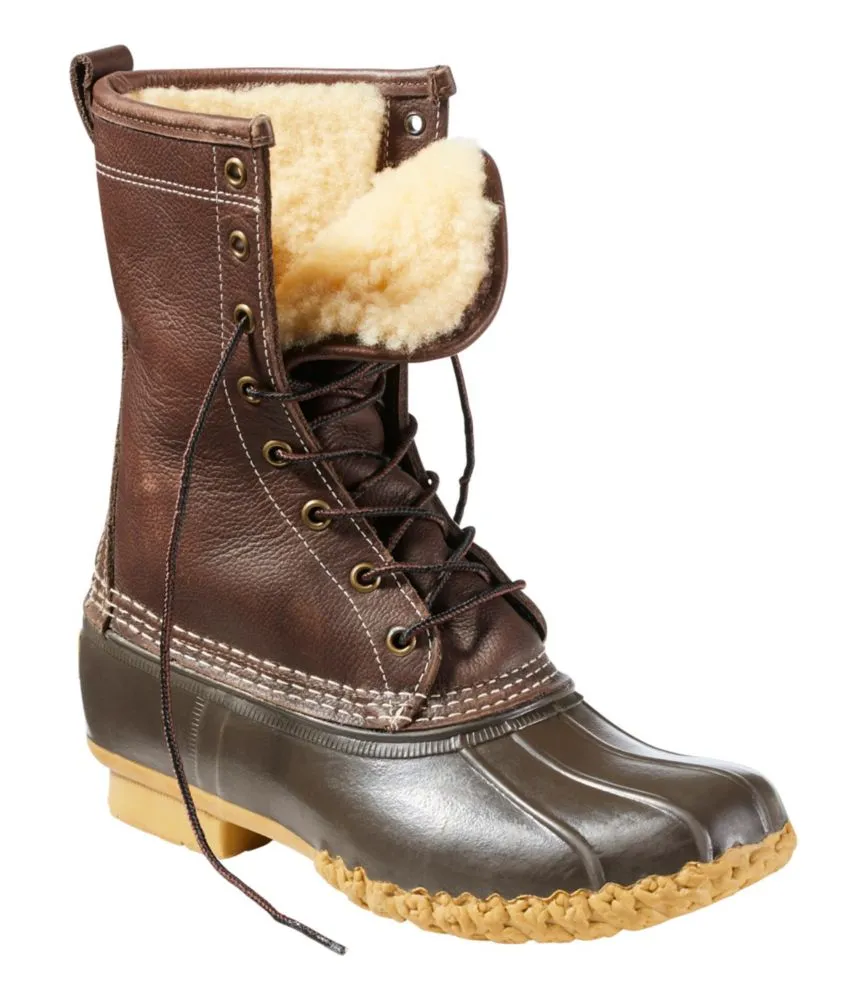 10 Shearling-Lined Women's Bean Boots