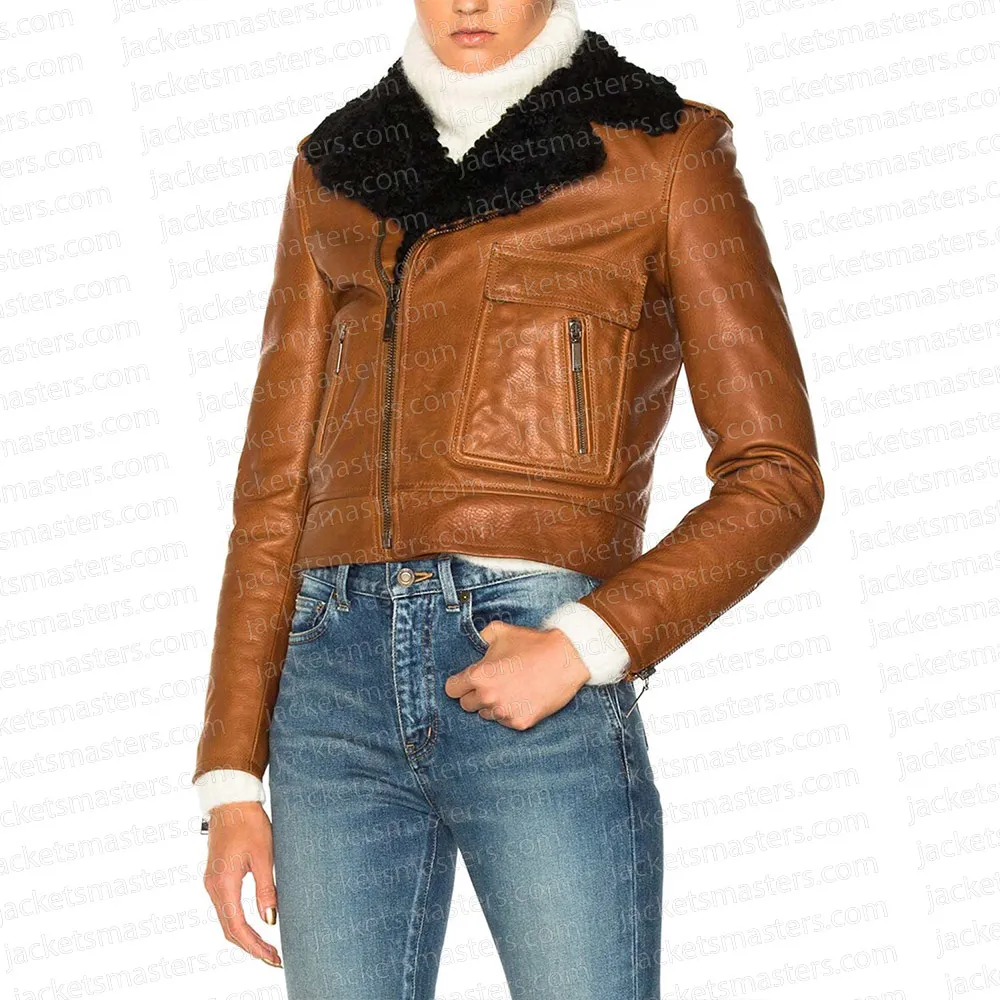 Real Housewives of Salt Lake City Shearling Leather Jacket