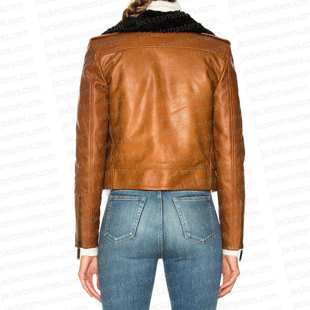 Real Housewives of Salt Lake City Shearling Leather Jacket