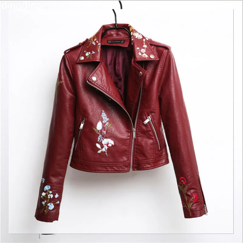 Relaxed Fit Leather Jacket