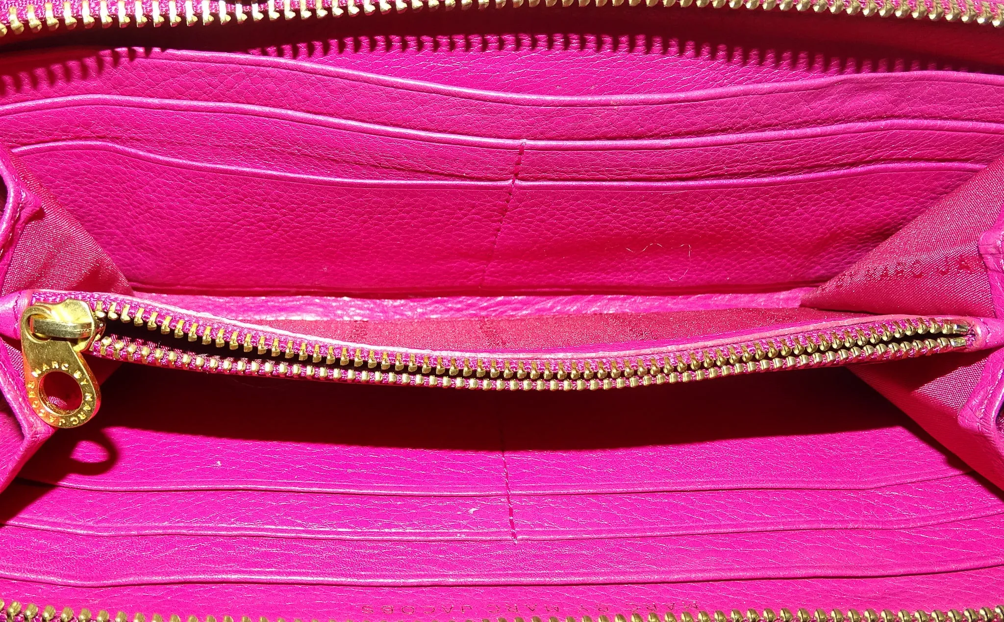 Marc Jacobs Long Wallet in Hot Pink Color