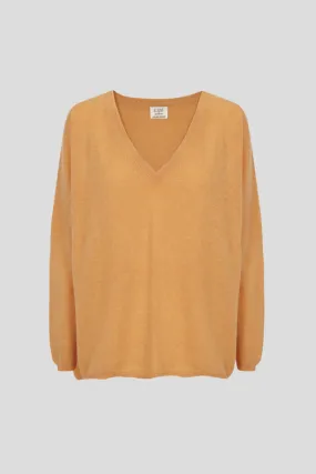 Marigold V-Neck Cashmere Sweater