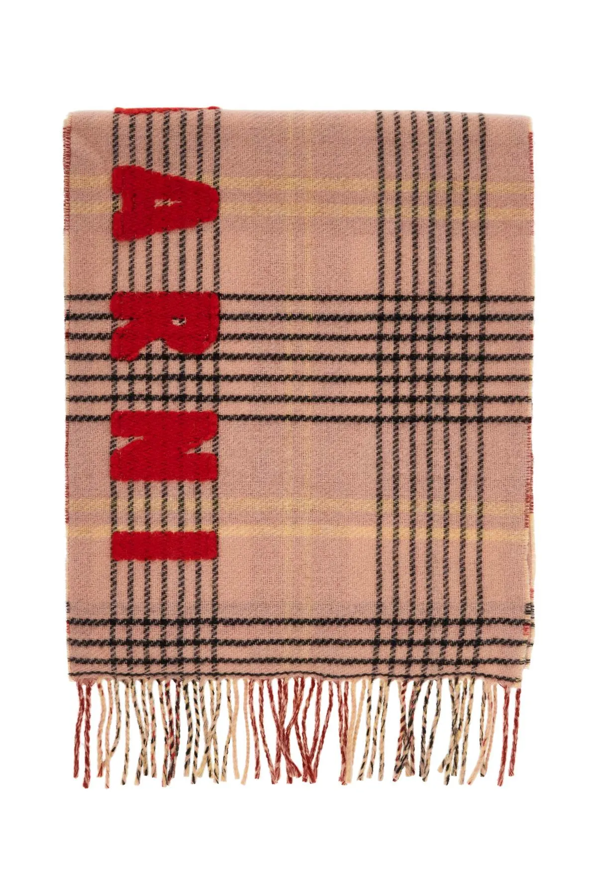 Marni 8 Double Check Wool Scarf