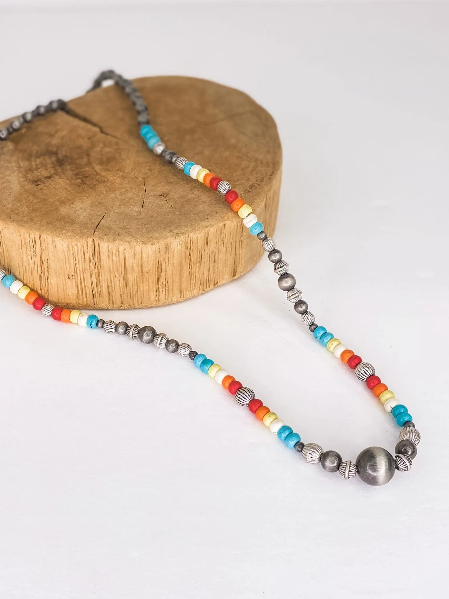 Boho Babe Beaded Necklace