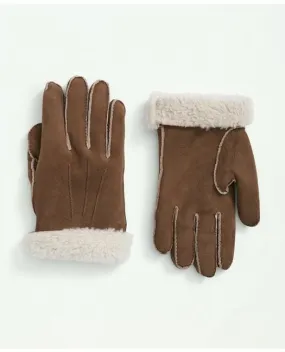 Brooks Brothers Shearling Sheepskin Gloves