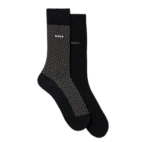 Hugo Boss 2 Pack Black Socks