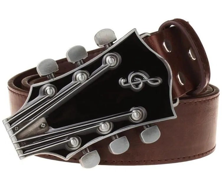 Fashionable Metal Music Guitar Buckle Belt