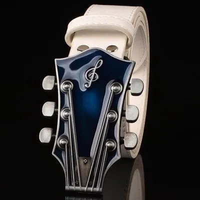 Fashionable Metal Music Guitar Buckle Belt