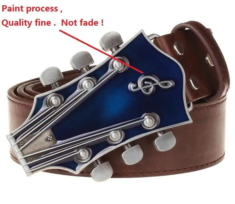 Fashionable Metal Music Guitar Buckle Belt