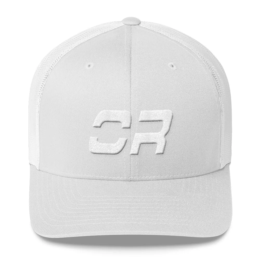 Colorado Trucker Cap with White Embroidery - CO State Design