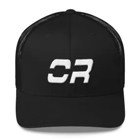 Colorado Trucker Cap with White Embroidery - CO State Design