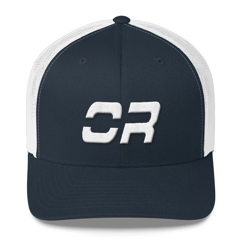 Colorado Trucker Cap with White Embroidery - CO State Design