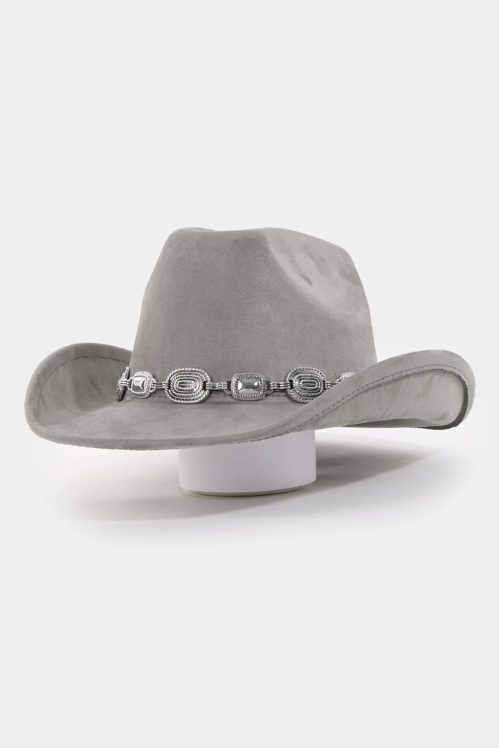 Metal Trim Cowboy Hat with Fame