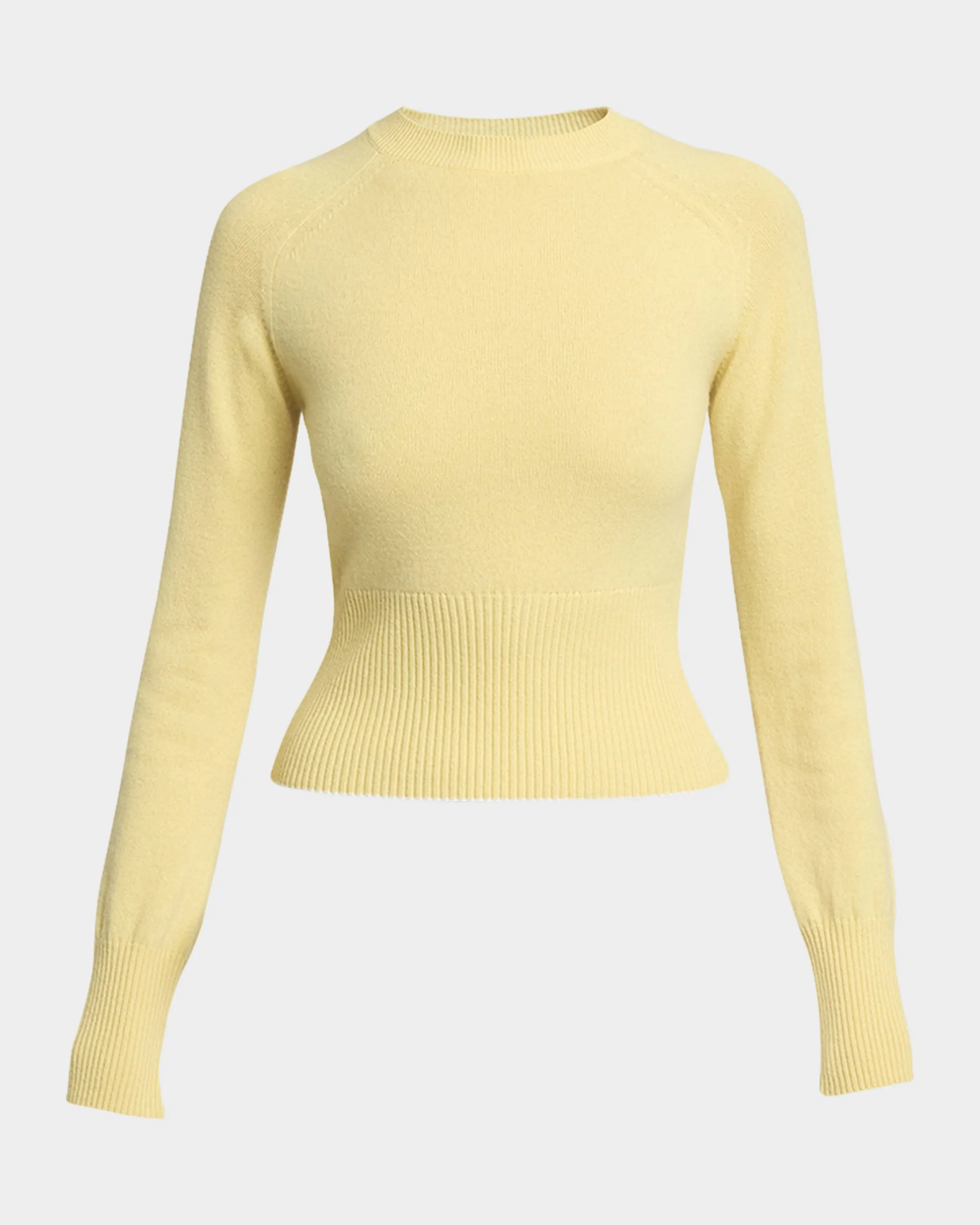 Mock-Neck Cashmere Sweater