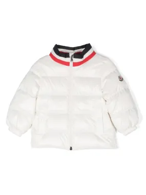 White Down Jacket for Kids by MONCLER ENFANT