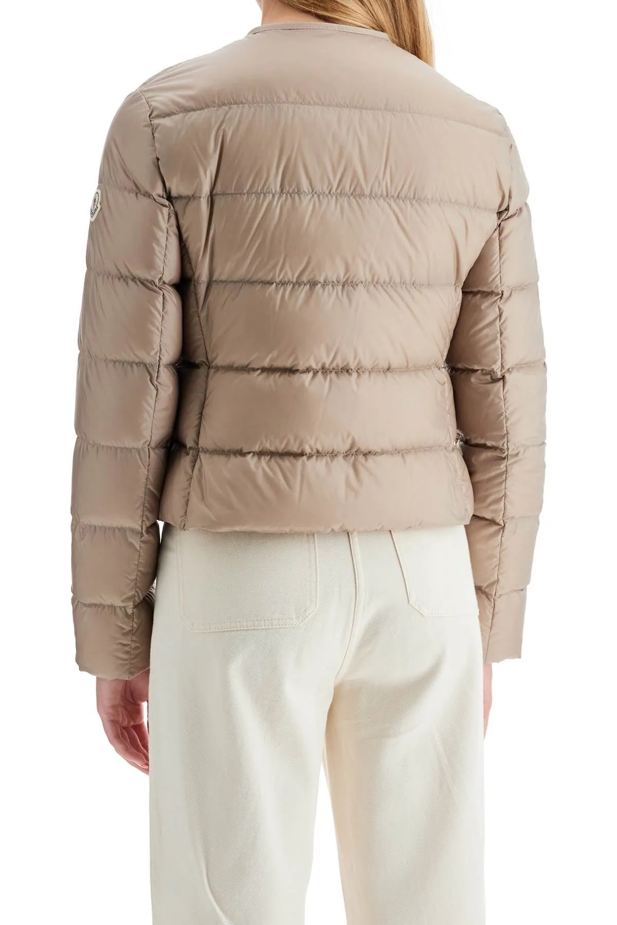 Moncler Grey Laurine Short Down Jacket