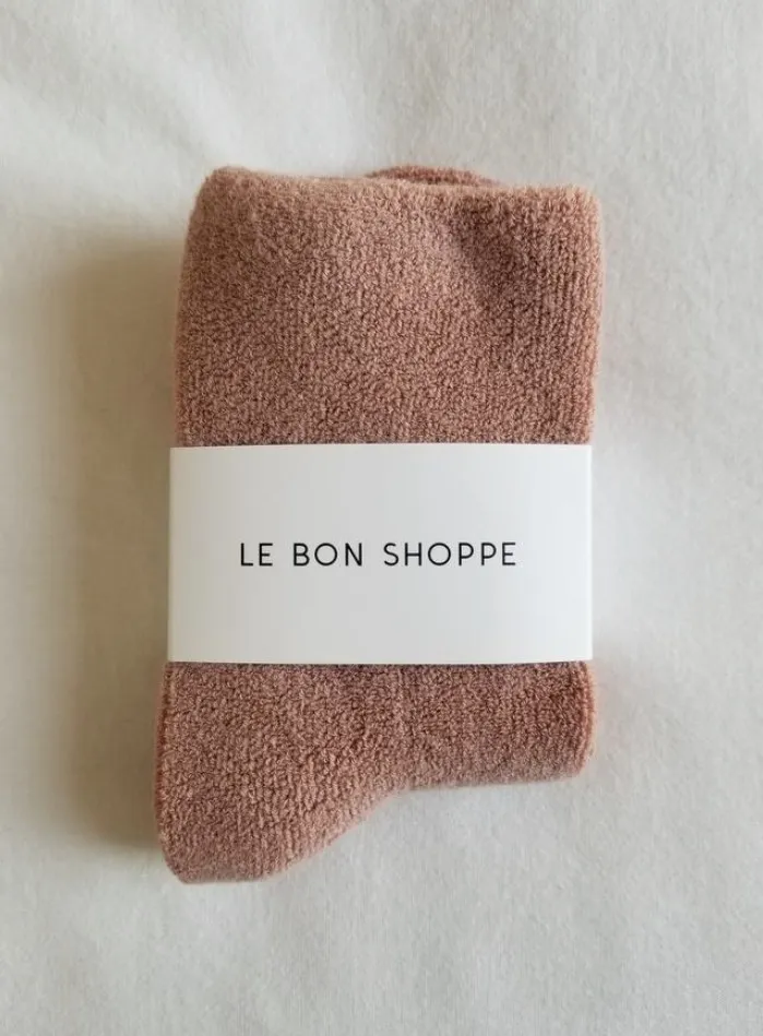 Mulberry Cloud Socks by Le Bon Shoppe