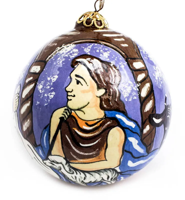 Large Ceramic Ornament