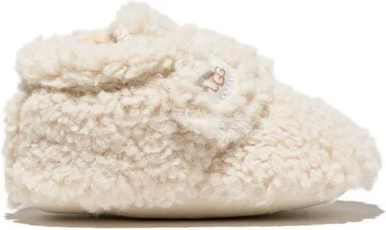 Neutral Shearling Bixbee Boots for Kids by UGG