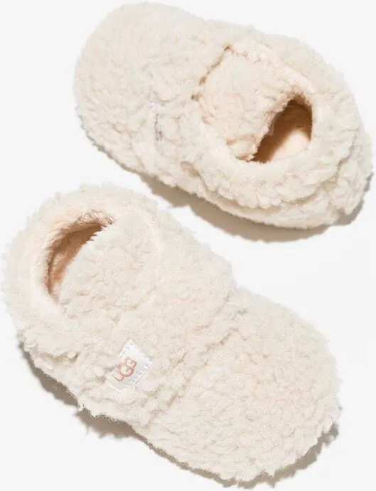 Neutral Shearling Bixbee Boots for Kids by UGG