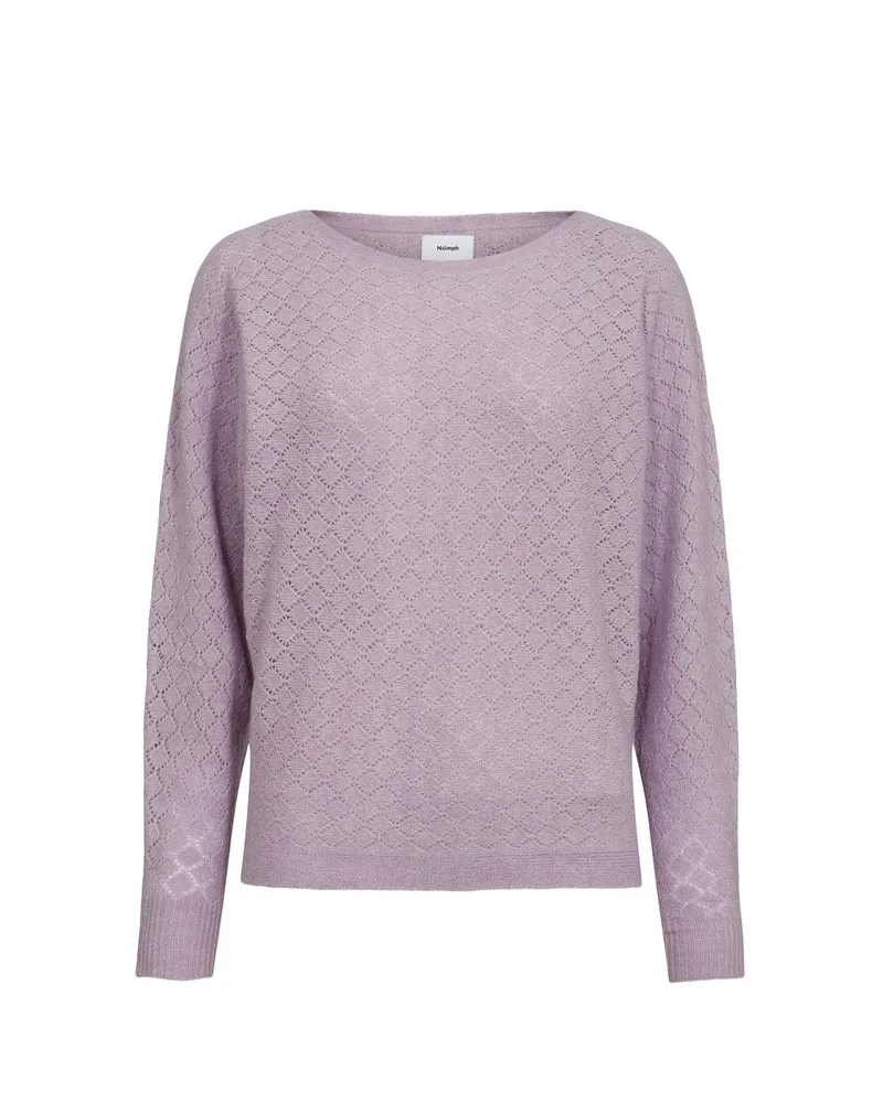 Numph Lilac Nulis Daya Knit