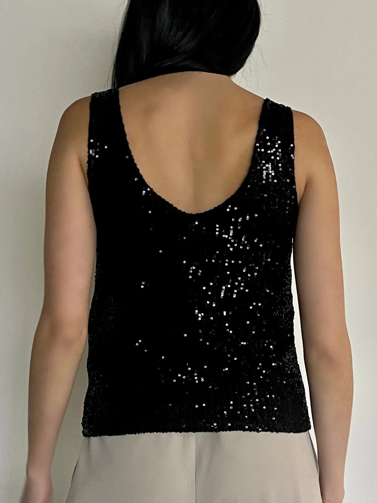 Logan Sleeveless Sequin Top