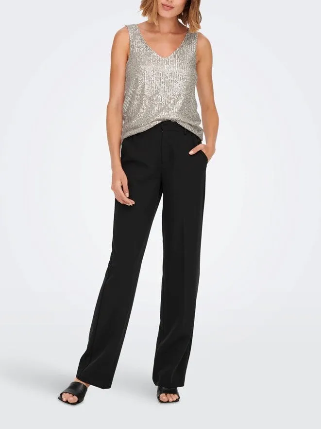 Logan Sleeveless Sequin Top