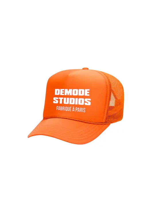 Orange MADE IN PARIS Trucker Hat