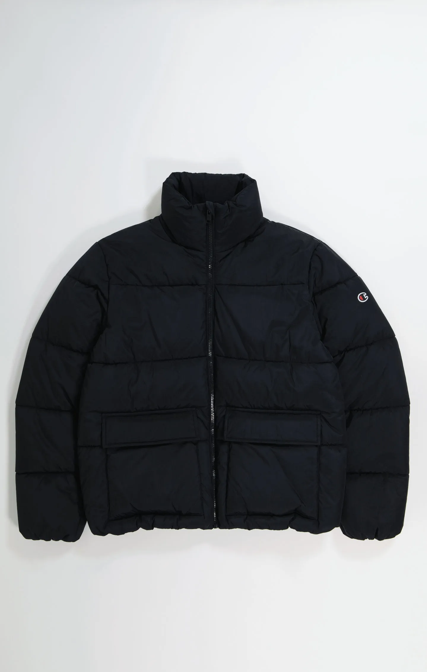 Padded Crinkle Nylon Jacket