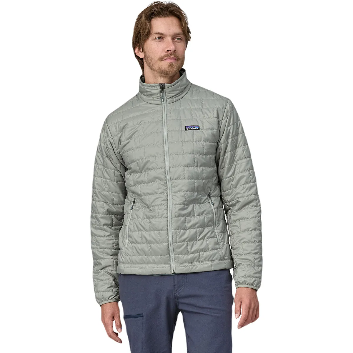 Patagonia Men's Sleet Green Nano Puff Jacket