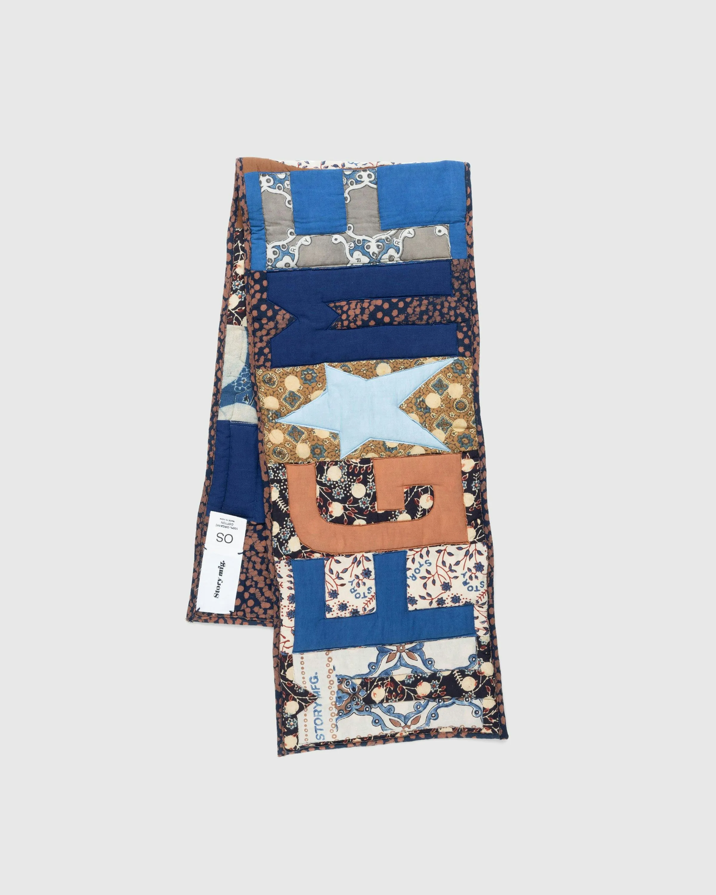 Patchwork Puffer Scarf