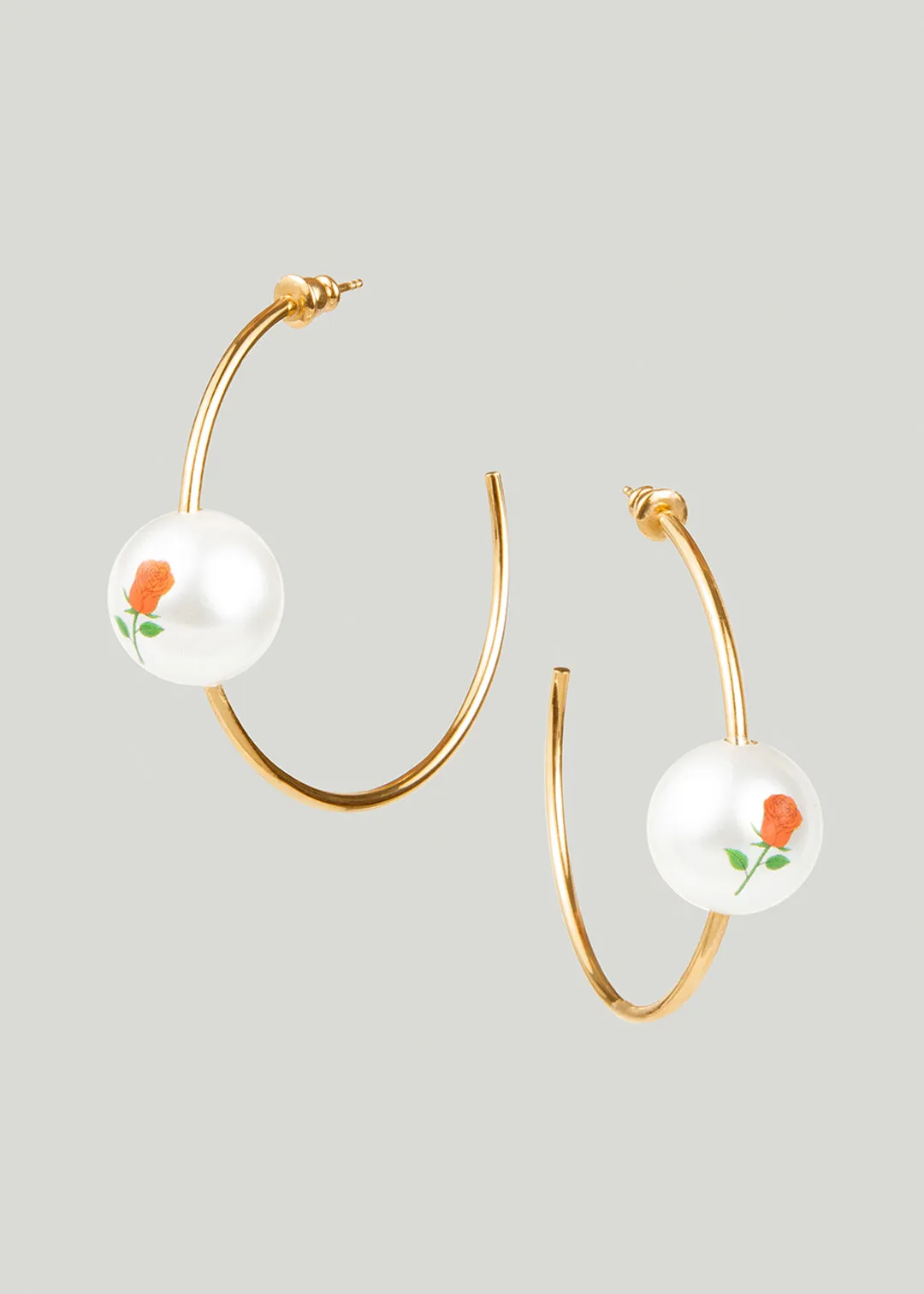 Floral Pearl Earrings