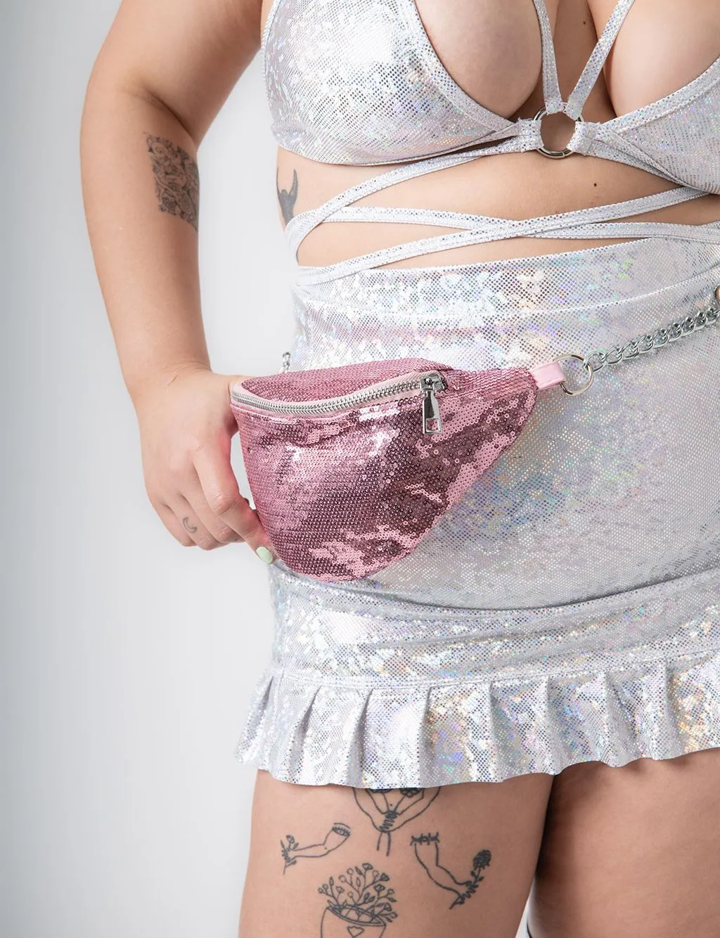 MERMAID MAGIC Sparkly BUMBAG - PINK