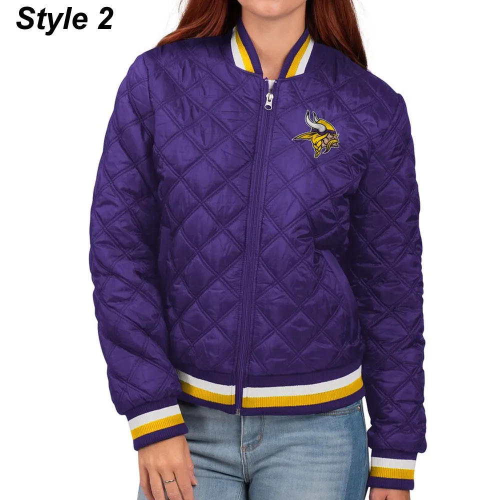 Minnesota Vikings Purple Football Jacket