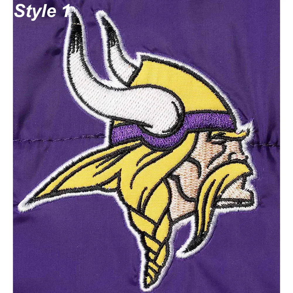 Minnesota Vikings Purple Football Jacket