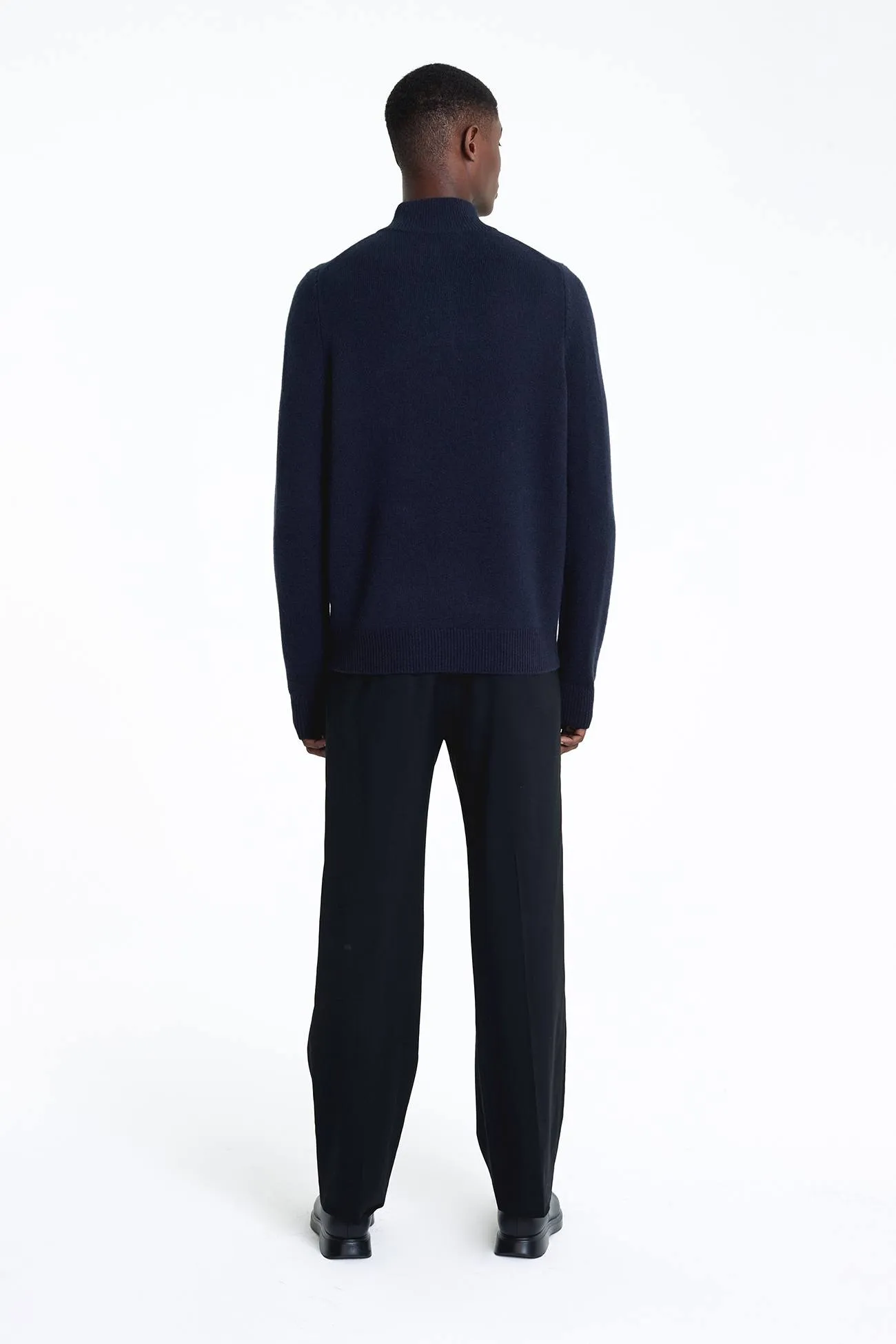 Quarter-Zip Cashmere Sweater,