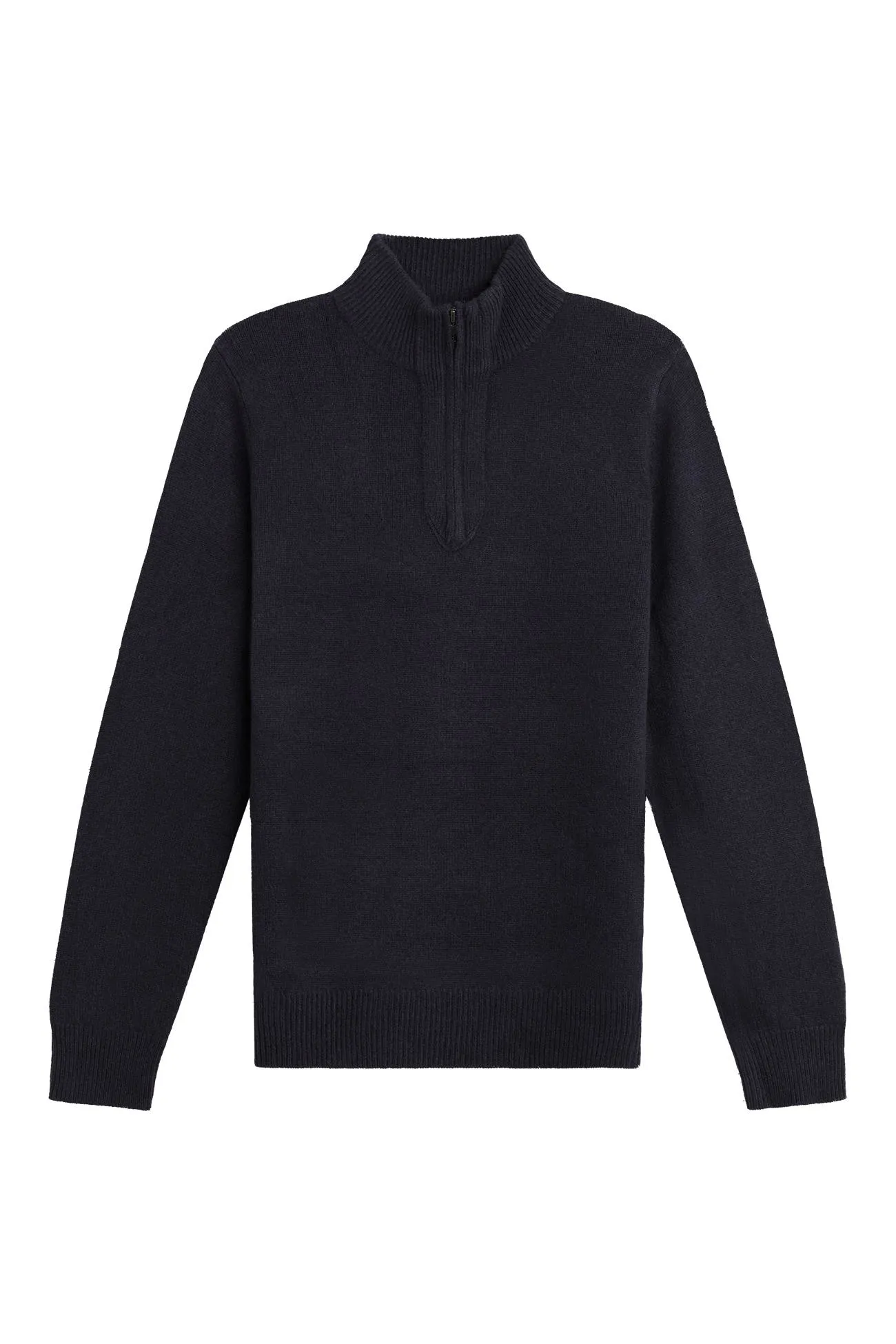 Quarter-Zip Cashmere Sweater,