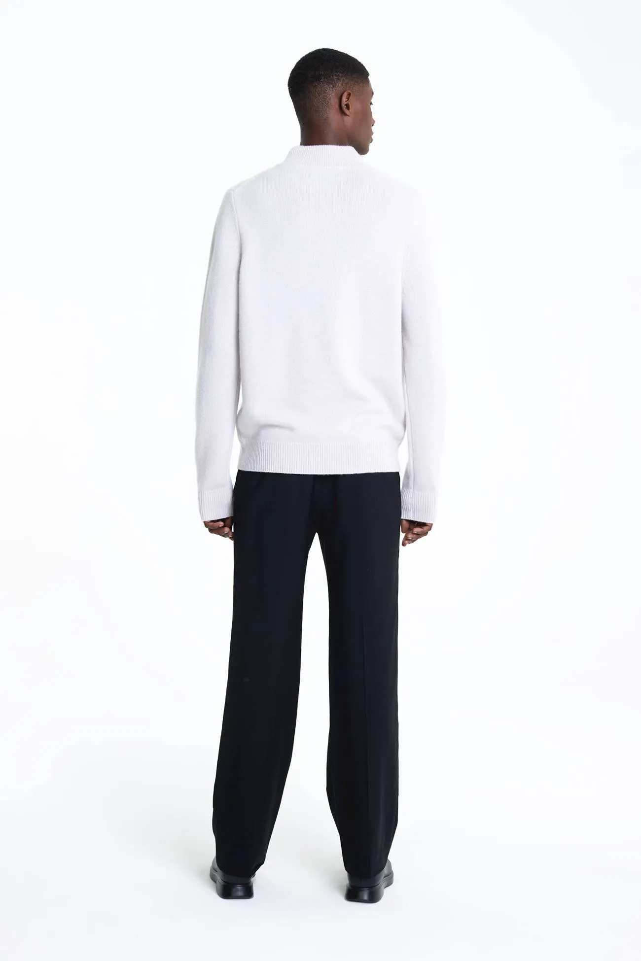 Quarter-Zip Cashmere Sweater,