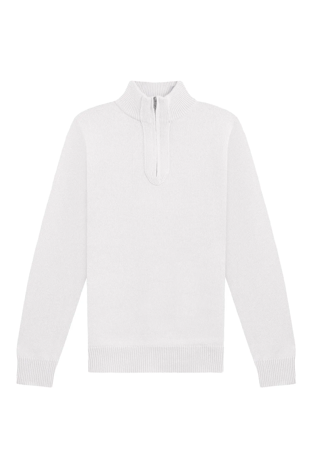 Quarter-Zip Cashmere Sweater,